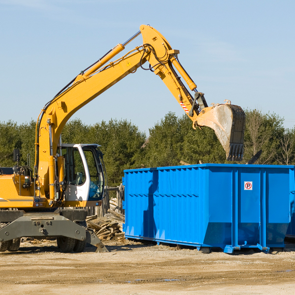 can i choose the location where the residential dumpster will be placed in Junction City MO